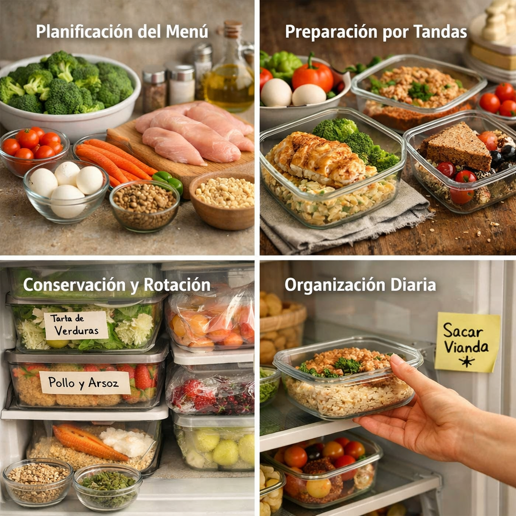 Cómo organizar viandas saludables para la semana
