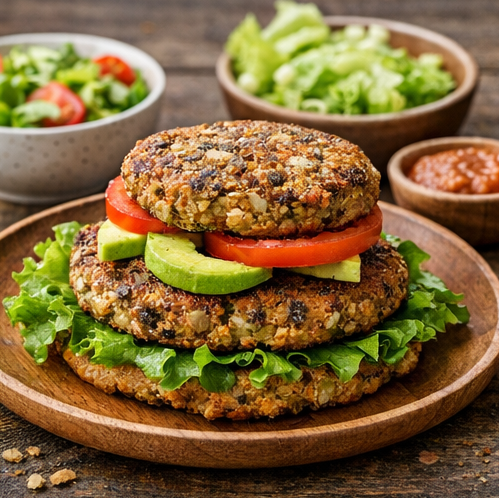 Hamburguesas de lentejas